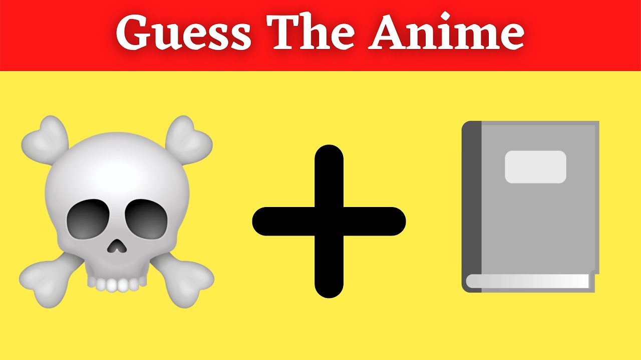 Can You Guess The Anime By Emoji's?